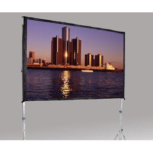 Fast Fold Deluxe 126 H x 168 W Portable Projection Screen