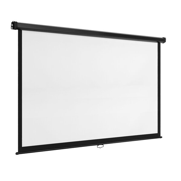 White Manual Projection Screen by VonHaus