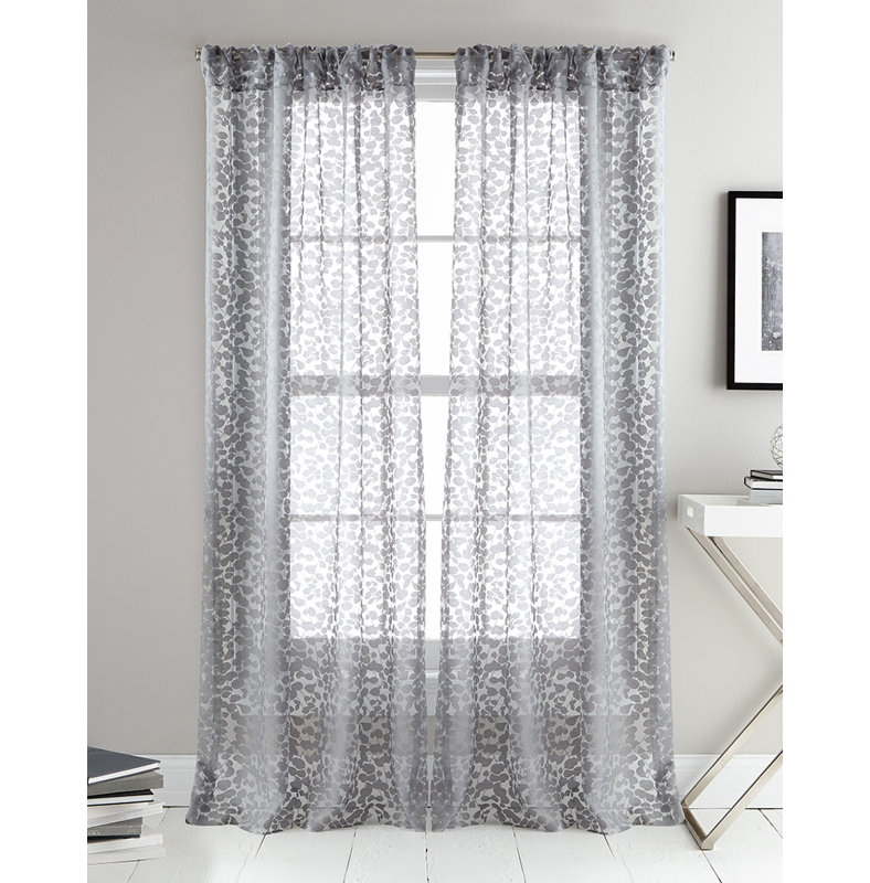 Halo Ii Abstract Semi Sheer Curtain Panels Reviews Joss Main