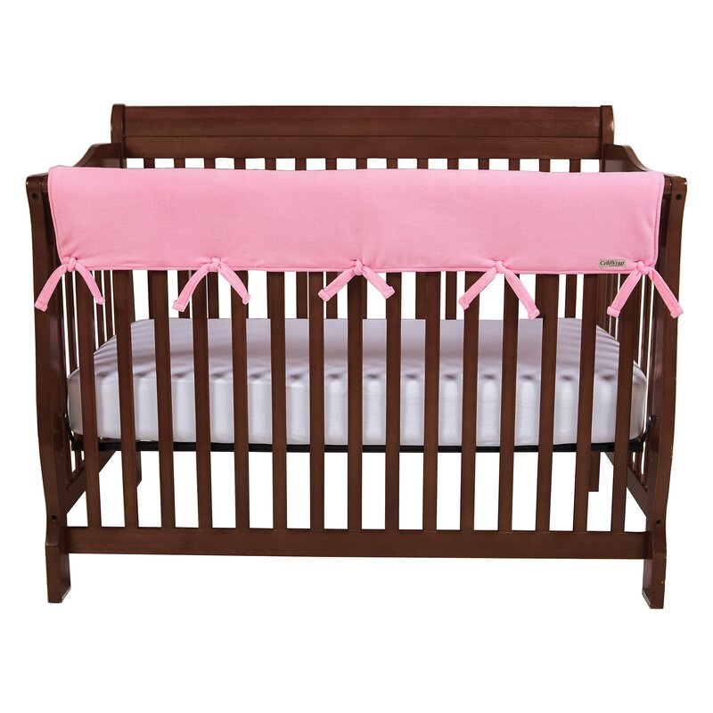 Trend Lab Pink Fleece Front Crib Rail Guard Cover Wayfair