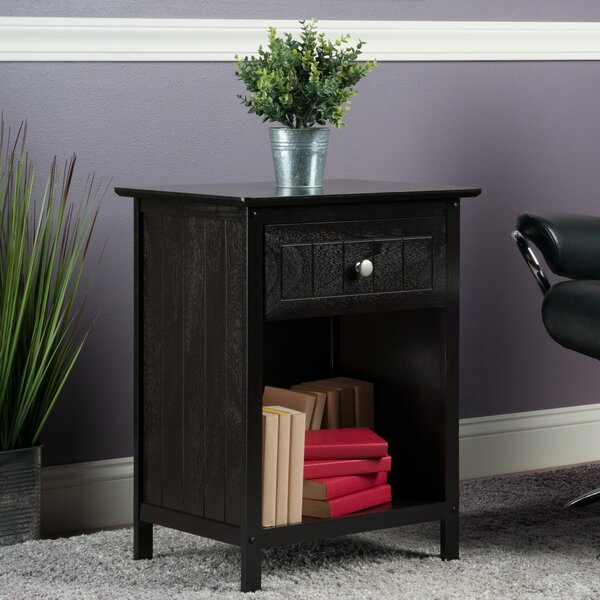 Bonar End Table With Storage By Charlton Home