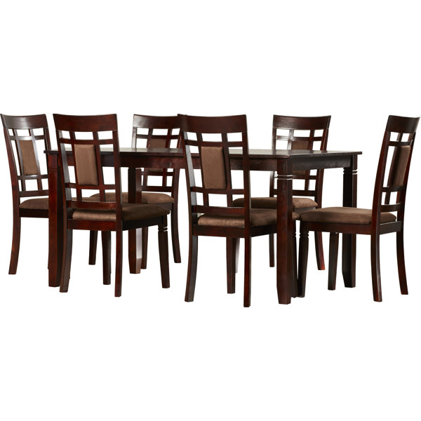 Penmoor 7 - Piece Counter Height Solid Wood Dining Set by Red Barrel Studio Red Barrel Studio