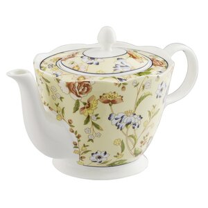 Cottage Garden Porcelain China Teapot