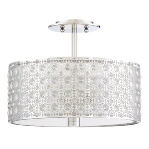 Squires 3-Light Semi Flush Mount