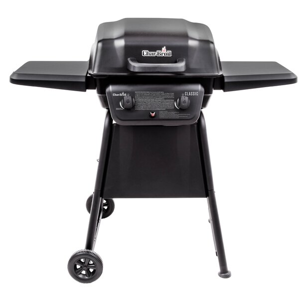Classic 2-Burner Propane Gas Grill with Side Shelves by Char-Broil