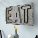 Kitchen Eat Sign Wayfair