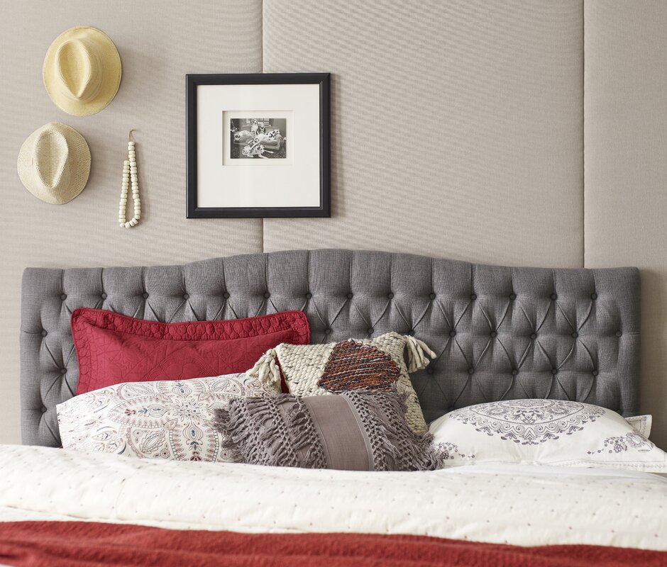 Upholstered Panel Headboard & Reviews | Joss & Main