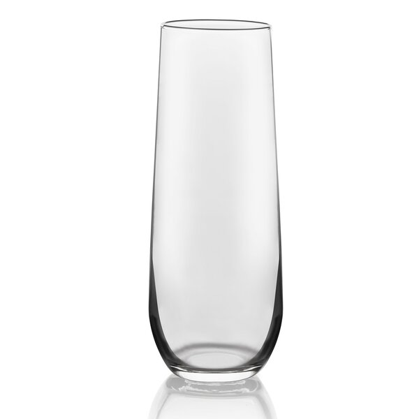 Stemless 8.5 oz. Glass Pint Glass Flute (Set of 12) by Libbey