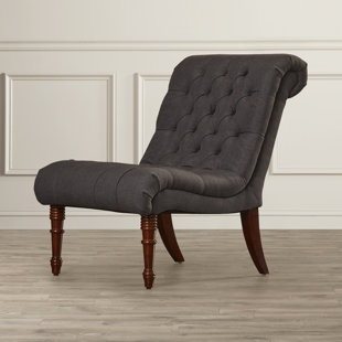 Tufted Roll Back Slipper Chair Wayfair Quickview