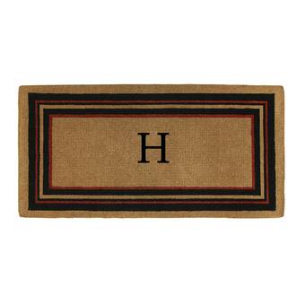 Birch Lane Heritage Belamy Monogrammed Welcome Outdoor Door Mat