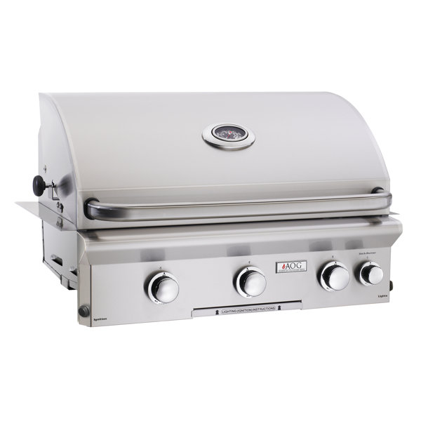 Built-In Natural Gas Grill by American Outdoor Grill