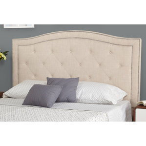 Bellomy Queen Upholstered Panel Headboard by Alcott Hill