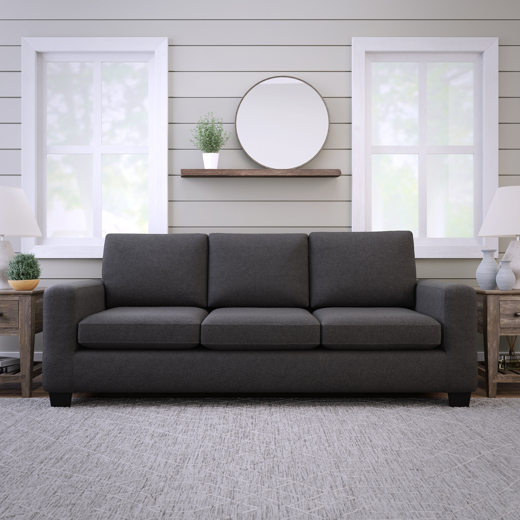 Greyleigh Kane 83 Square Arm Sofa With Reversible Cushions Reviews Wayfair