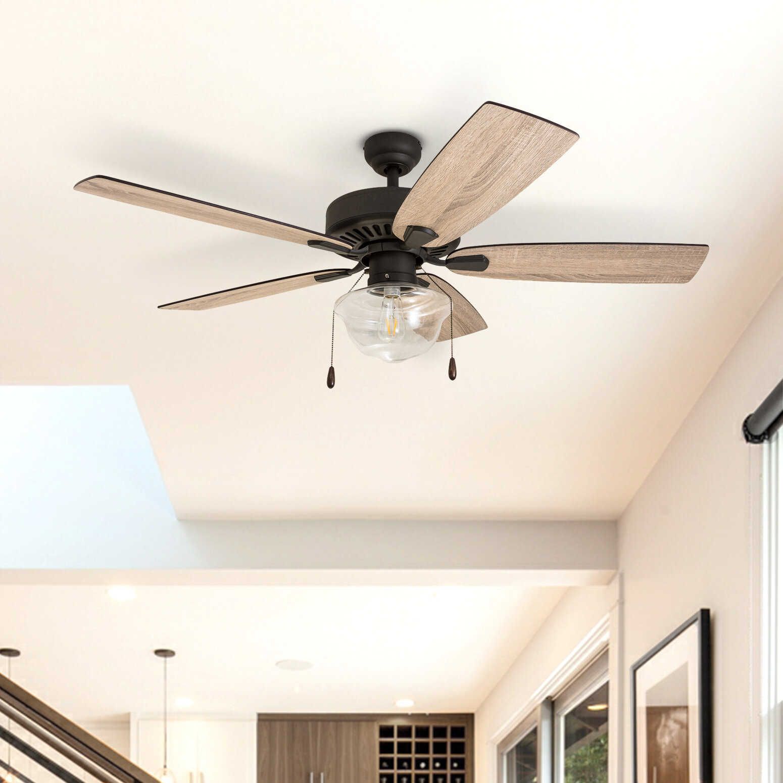 Laurel Foundry Modern Farmhouse 52 Culloden 5 Blade Standard Ceiling Fan With Light Kit Included Reviews Wayfair