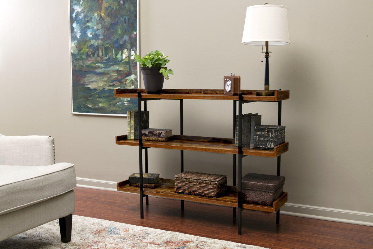 Gracie Oaks Calona Modern Etagere Bookcase & Reviews Wayfair