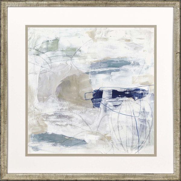 Highland Dunes Pebble Coast Ii Picture Frame Painting On Paper