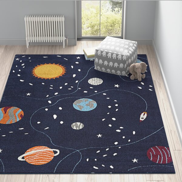 36.2 Inch Large Round Soft Area Rugs Jungle Animals Plants Nursery Playmat Rug Mat for Kids Playing Room Bedroom Living Room Home Decorative Rug