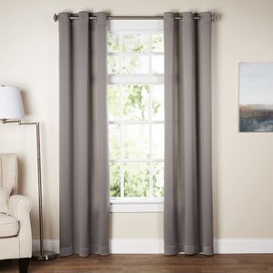 Wayfair Basics Solid Room Darkening Grommet Single Curtain Panel