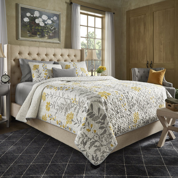 Declare Upholstered Panel Bed by Three Posts