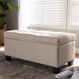 Modern Corner Storage Ottoman Wayfair