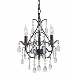 Huard 3-Light Candle-Style Chandelier