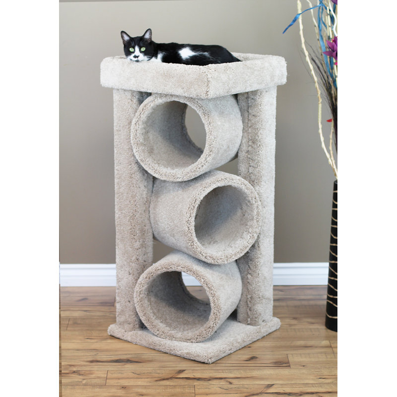 New Cat Condos 44 Premier Triple Perch Wayfair 44 Premier Triple Cat Perch