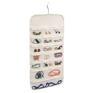 Hanging Jewelry Organizer 37 Pockets Bedroom Closet by Rebrilliant