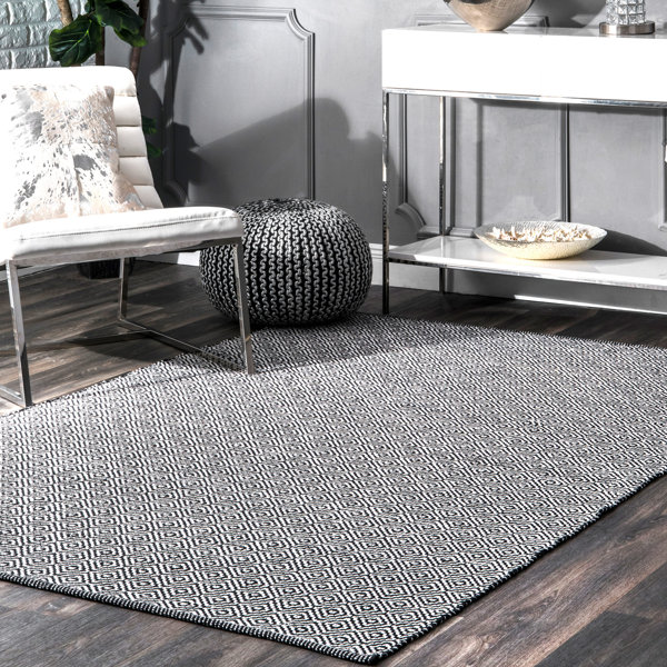 Kjetil Hand-Woven Gray Area Rug by Langley Street