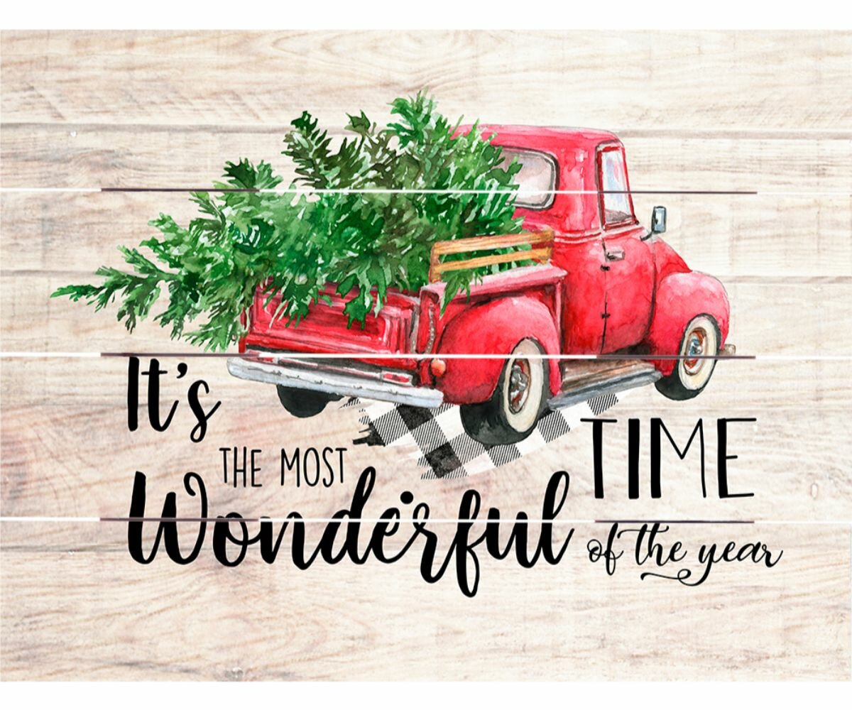 The Holiday Aisle Most Wonderful Time Wall Decor Wayfair