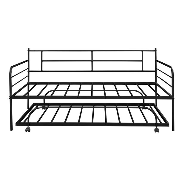 Aleesha Twin Metal Daybed With Trundle By Red Barrel Studio