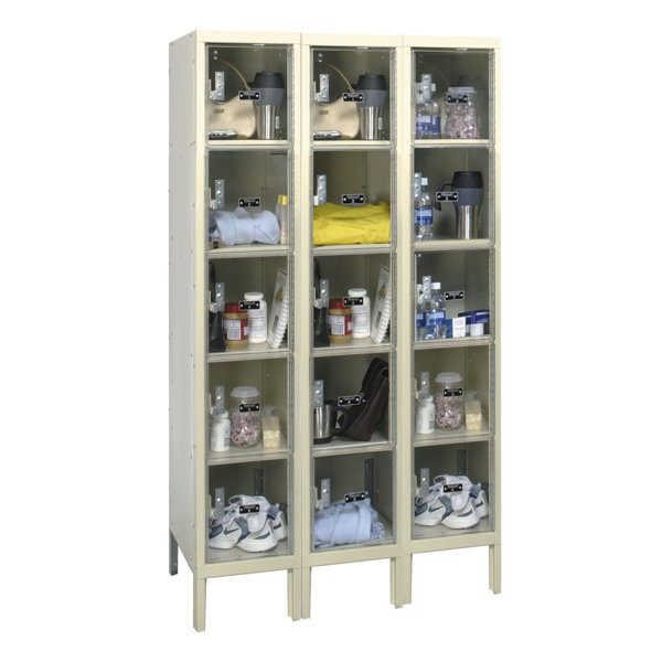 Safety-View 5 Tier 3 Wide Storage Locker by Hallowell
