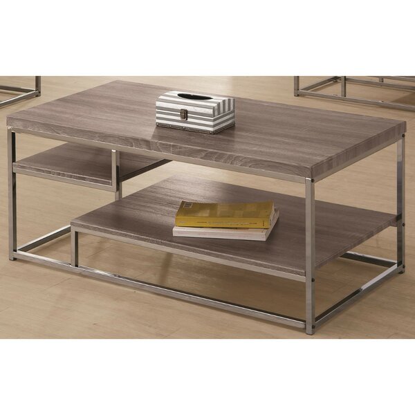 Onalaska Contemporary Wooden Coffee Table By Ivy Bronx