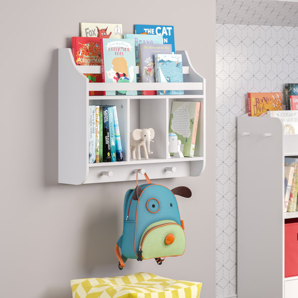 childrens wall mounted bookshelf