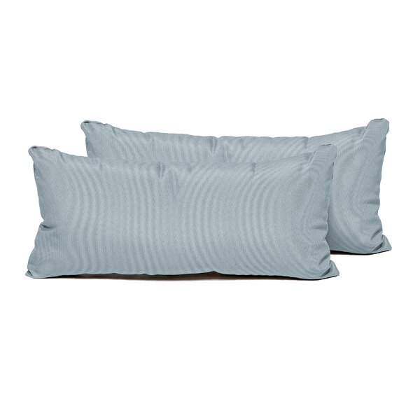 SPA Indoor/Outdoor Lumbar Pillow (Set of 2) by TK Classics