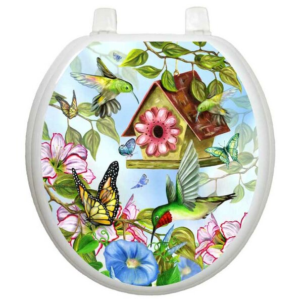 Themes Hummingbirds Toilet Seat Decal by Toilet Tattoos