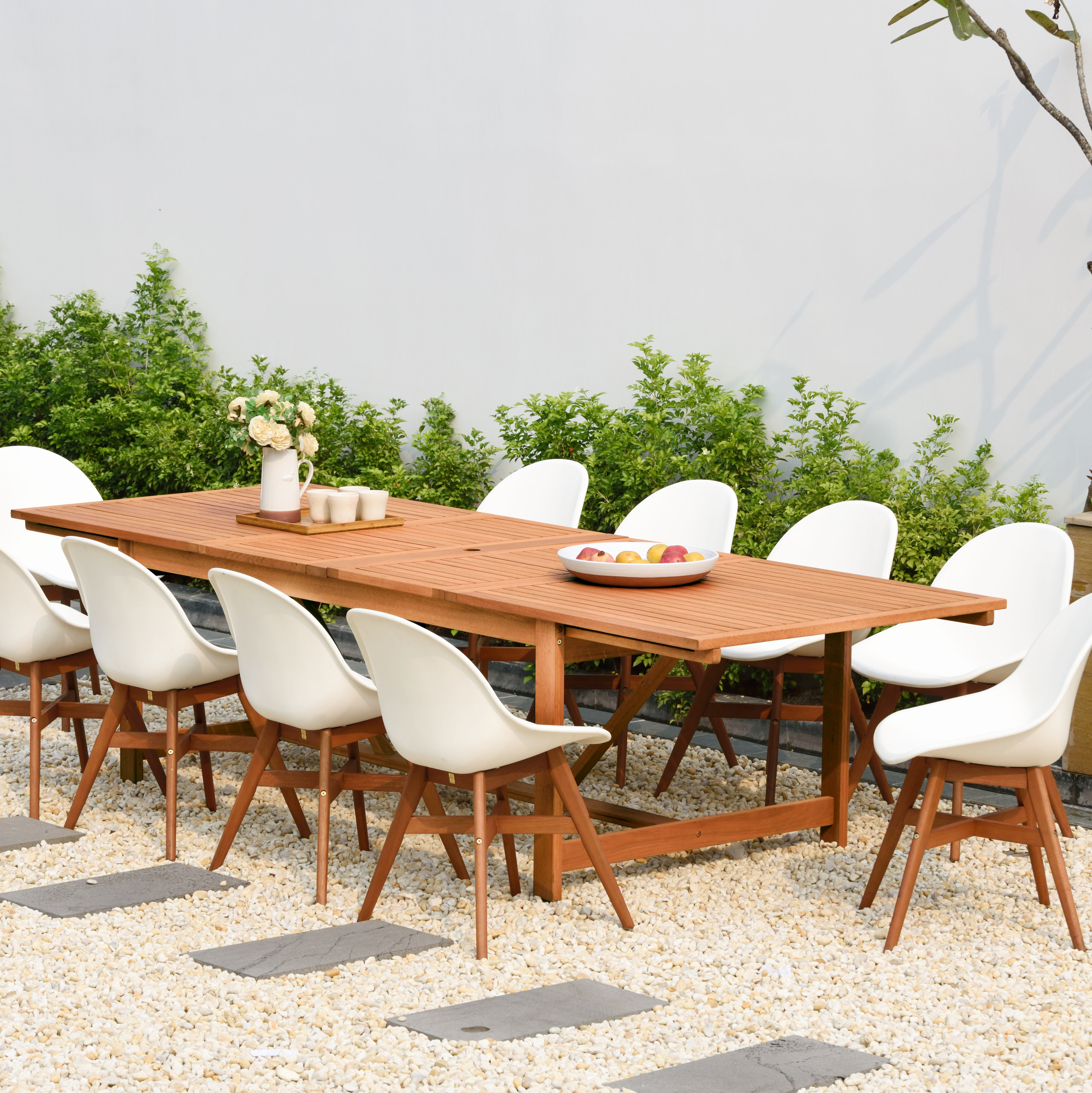 2019 year - Brayden Studio Branco Extendable 11 Piece Dining set BYST3943 2019 year