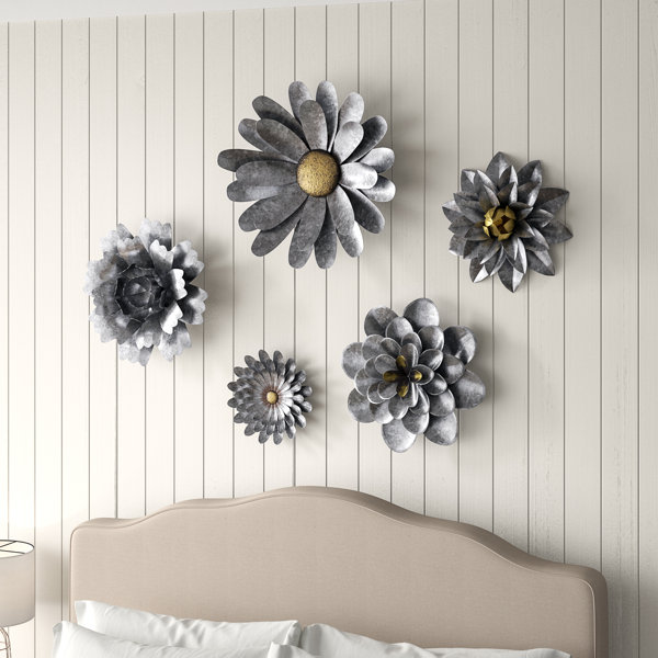 Metal Flower Wall Hanging Wayfair