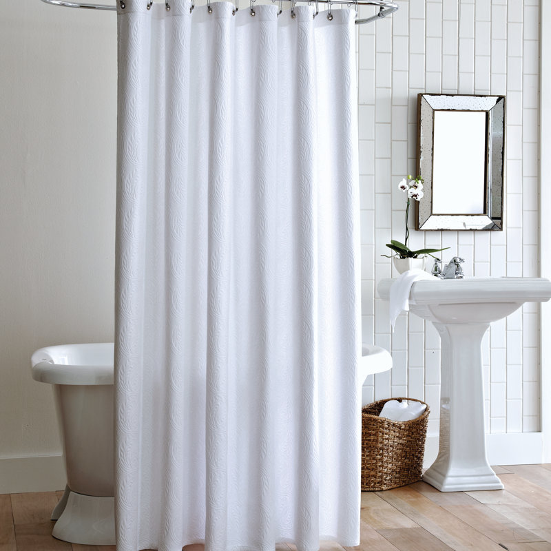 Peacock Alley Vienna Cotton Single Shower Curtain Reviews Wayfair