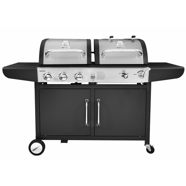 Performance 3 Burner Liquid Propane Gas and Charcoal Grill by Royal Gourmet Corp