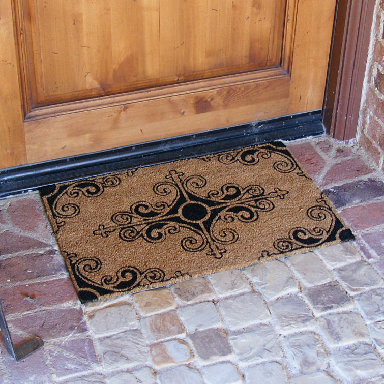 RubberCal, Inc. Traditional Fleur de Lis French Doormat & Reviews