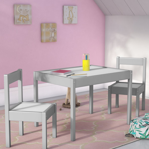 Ramona 3 Piece Rectangular Table and Chair Set by Viv + Rae