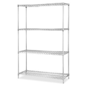 Industrial Chrome Wire Shelving Starter Kit