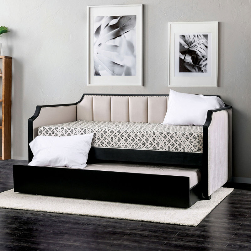 Everly Quinn Hajek Twin XL Daybed with Trundle | Wayfair