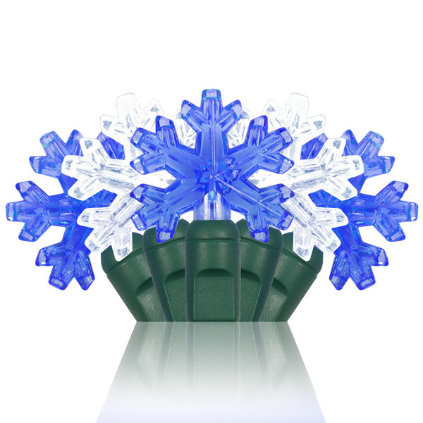 35 Snowflake LED Light String by Kringle Traditions