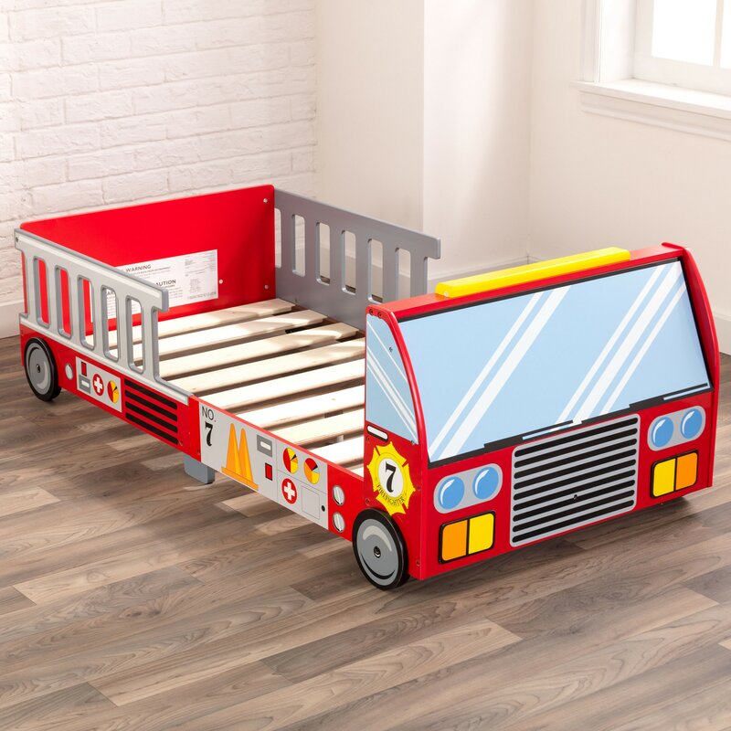 Kidkraft Firefighter Toddler Car Bed Reviews Wayfair