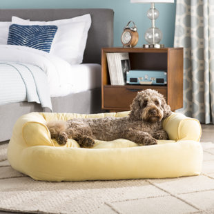 Overstuffed Luxury Dog Sofa Wayfair Christine Overstuffed Luxury Bolster