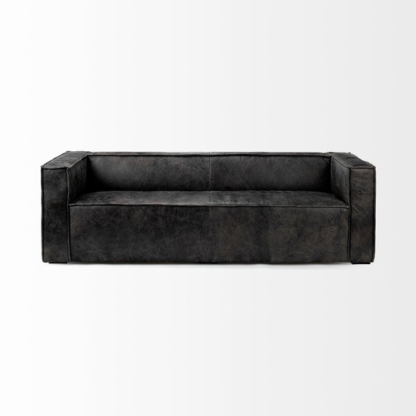 Nilles Leather Sofa By Williston Forge