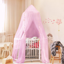bed tent pink