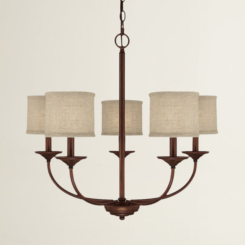 Birch Lane™ Kipling 5Light Shaded Chandelier & Reviews Birch Lane
