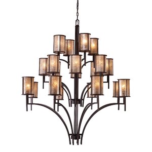 Seeley 20-Light Shaded Chandelier